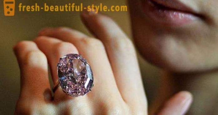 A legdrágább a világon gyémánt „Pink Star” (Pink Star)
