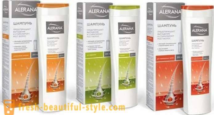 Sampon „Alerana” hajhullás - véleménye, jellemzői és alkalmazása a hatékonyság