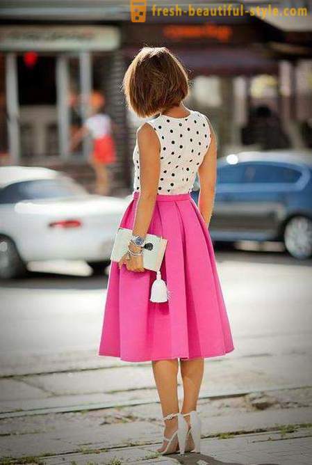Abból, amit viselni rózsaszín szoknya Tippek stylist