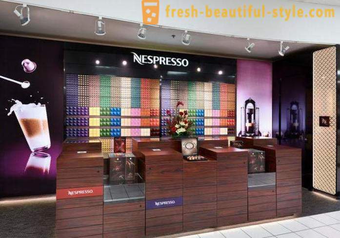 Butikok „Nespresso” Moszkvában, címét és ügyfél vélemény