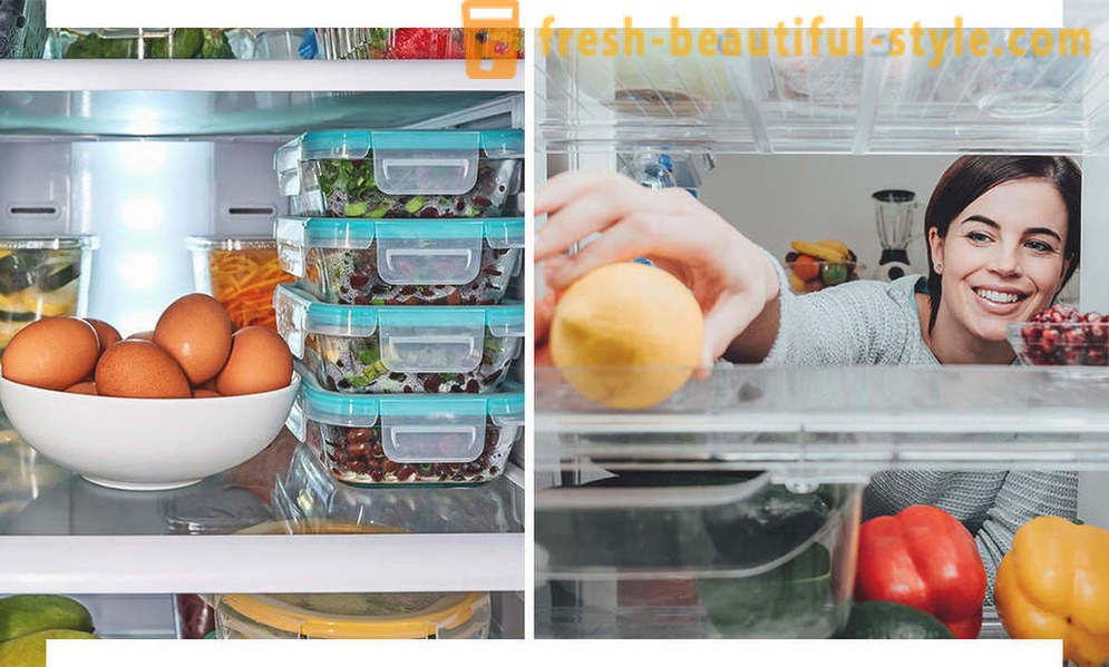 Hogyan szervezzünk egy hűtő: 8 tipp a tökéletes rend