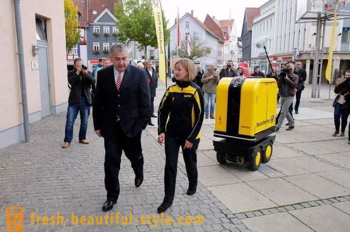 Németországban létrehoztunk egy robot-asszisztens postások és a futárok