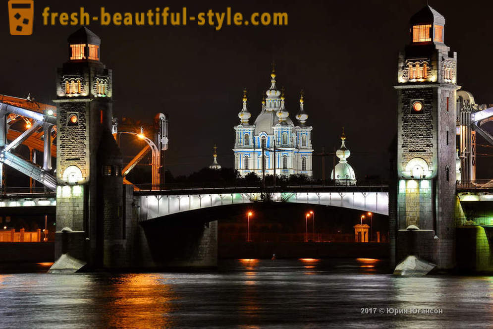 Mágikus szépsége St. Petersburg hidak