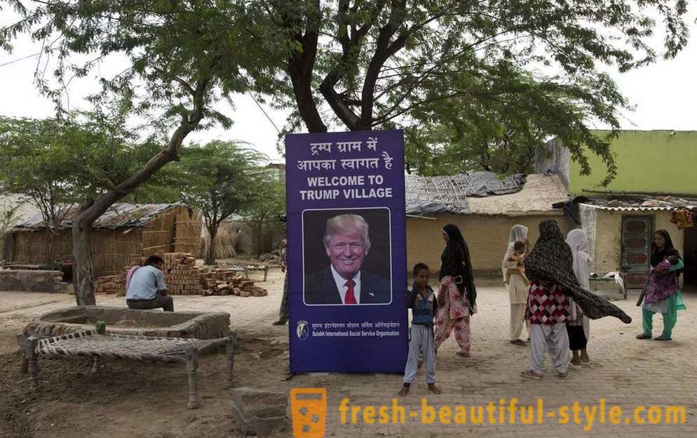 Village neveztek Trump cserébe WC