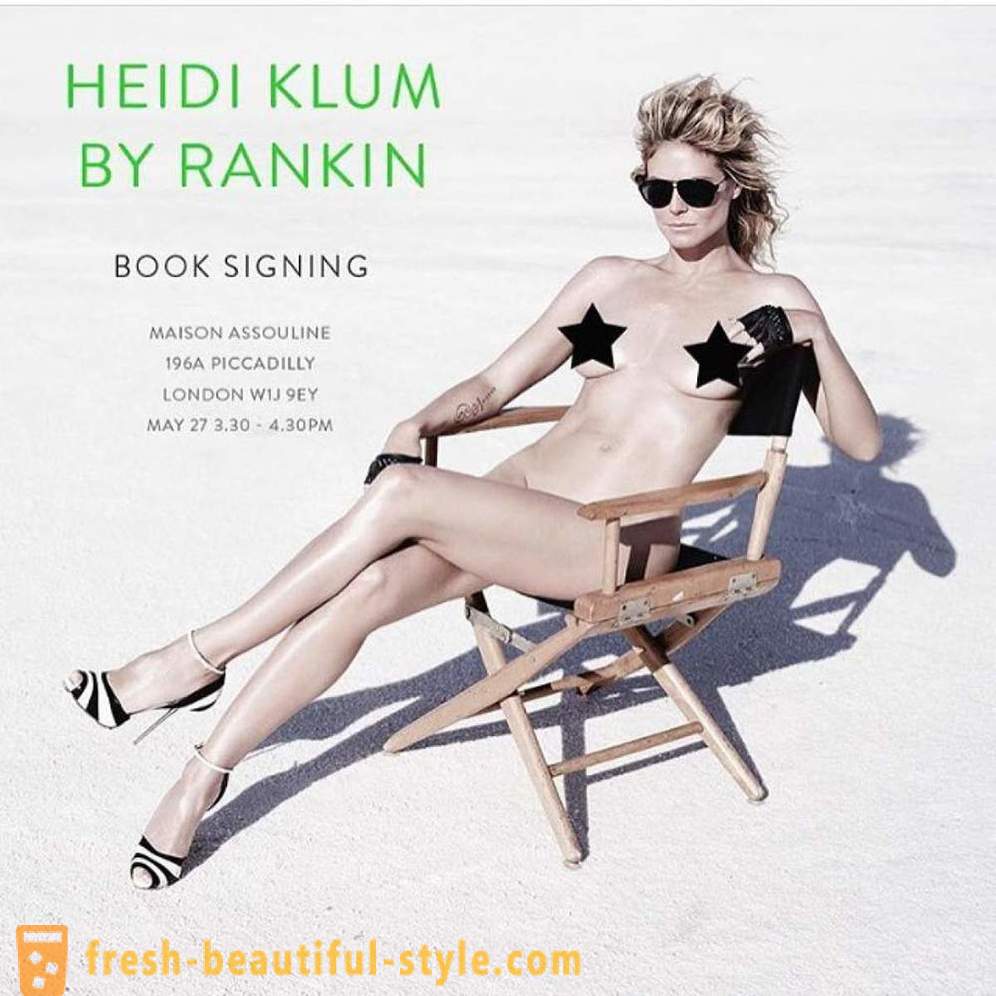 Heidi Klum vetkőzött egy őszinte photoshoot