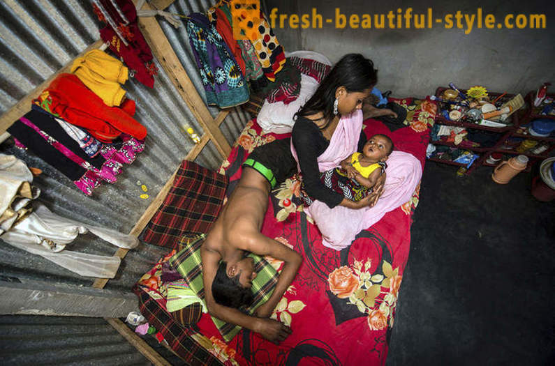 Bordélyház „Kandapara” Bangladesben