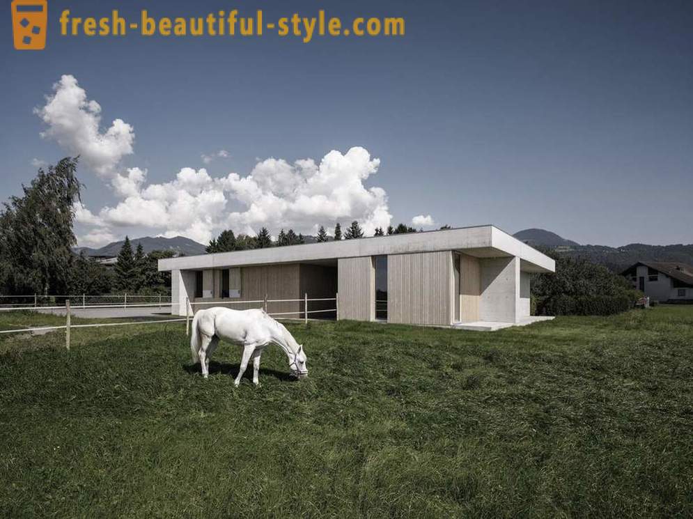 Tervezése állatorvosi klinikán lovak Ausztriában