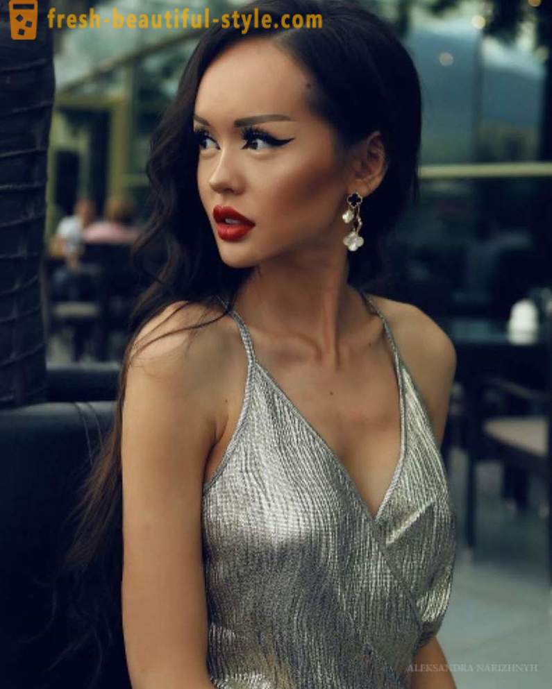 Dinara Rahimbaeva - Kazahsztán „Barbie”, amely bírálták a fotózásra fehérnemű