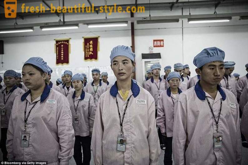 Brit média szerint a mindennapi életben az emberek, aki összeszereli az iPhone Kínában