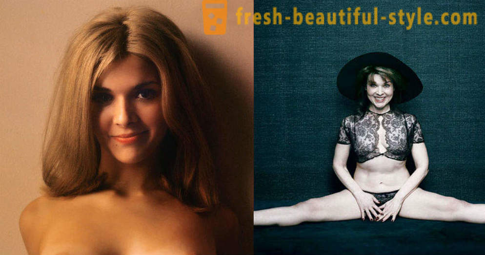 60 évvel később - az első modell a Playboy lövés egy új fotózásra