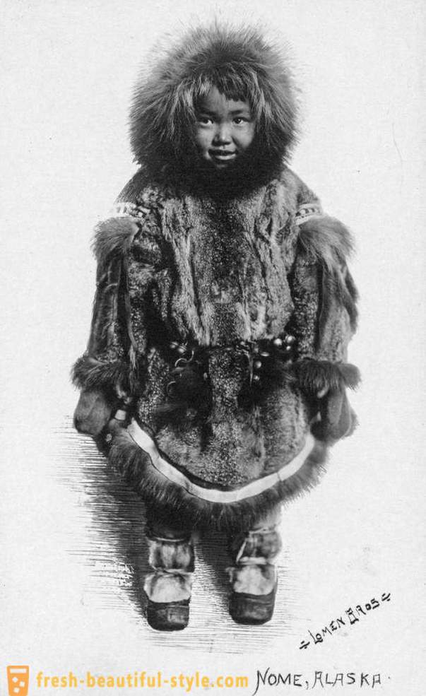 Alaszkai eszkimók, hogy a felbecsülhetetlen értékű történelmi fényképek 1903 - 1930 év