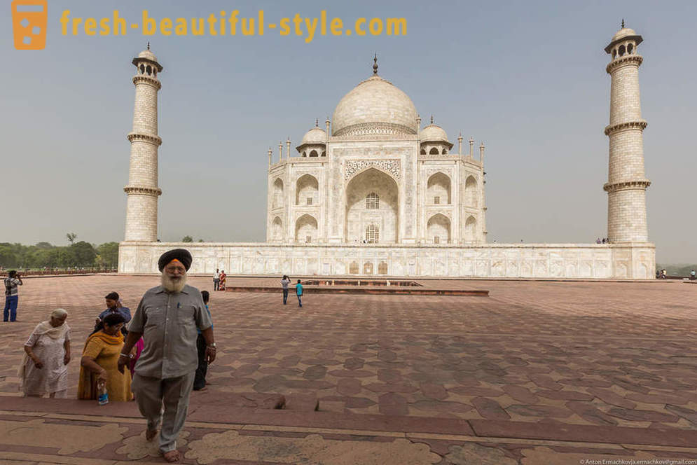 Egy rövid megálló Indiában. Hihetetlen Taj Mahal