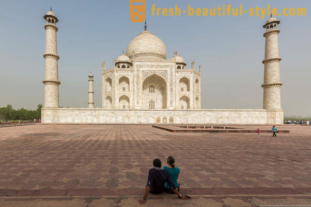 Egy rövid megálló Indiában. Hihetetlen Taj Mahal