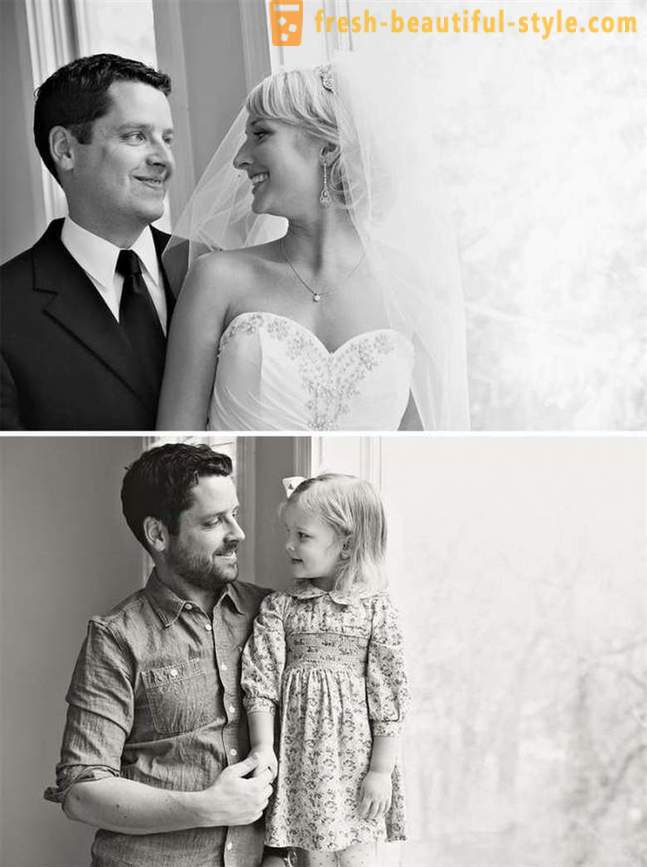 Apa és lánya újra az esküvői fotók után anyám halála