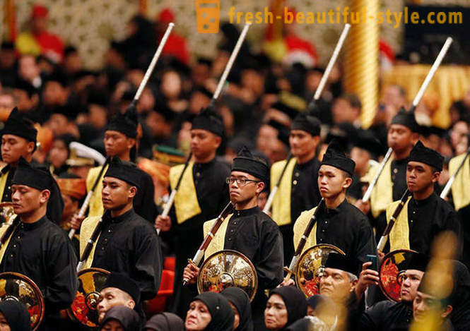 Luxus esküvő a jövő szultán Brunei
