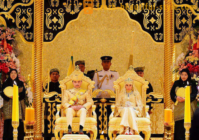 Luxus esküvő a jövő szultán Brunei