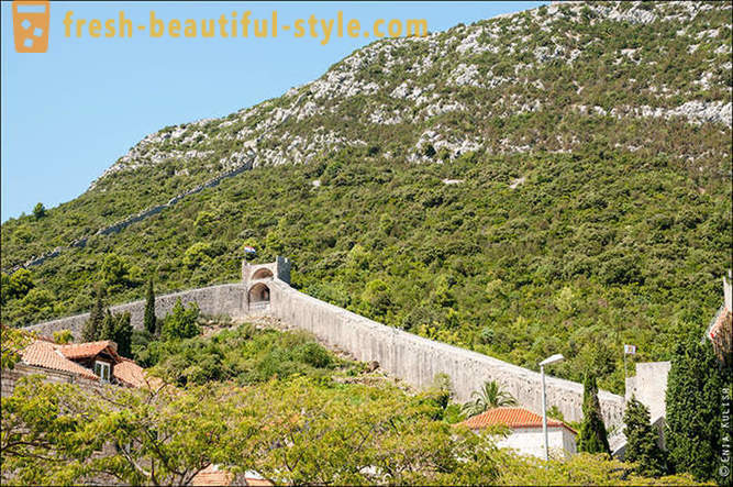 Séta a Wall of China horvát félsziget