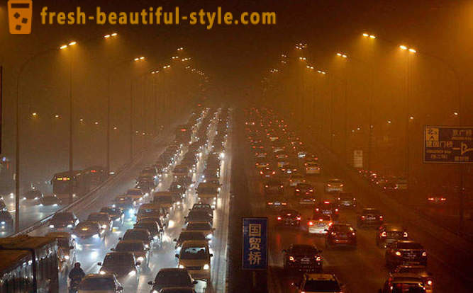 Veszélyes szennyezés mértéke Kínában