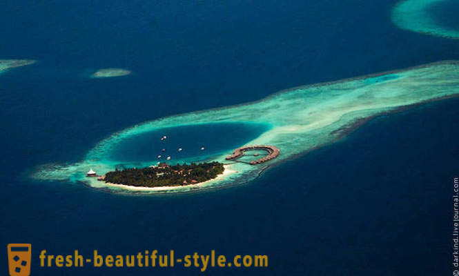 Repül át a Maldív hidroplán