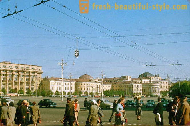Moszkva, 1956. A fényképeket Jacques Dyupake