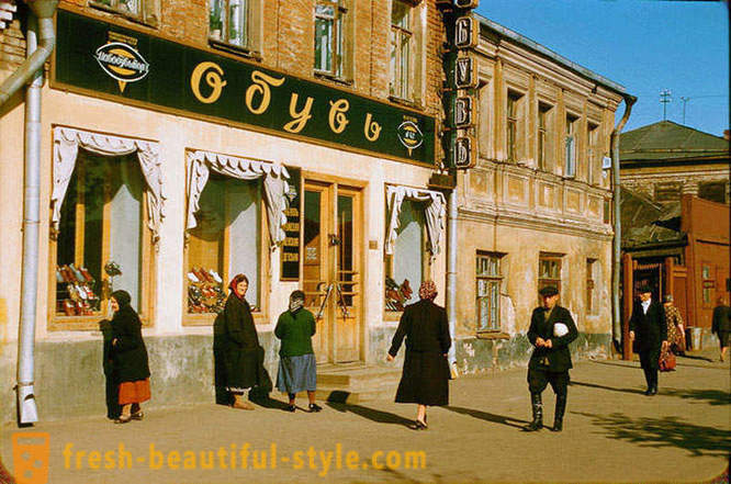 Moszkva, 1956. A fényképeket Jacques Dyupake