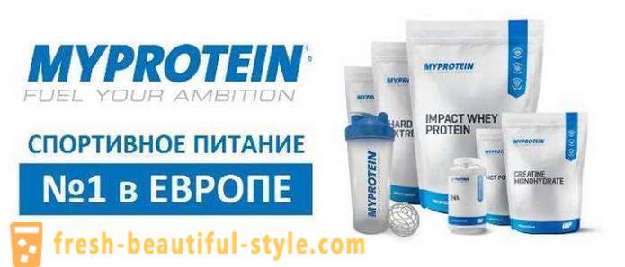 Myprotein: értékeléseket sporttáplálkozás