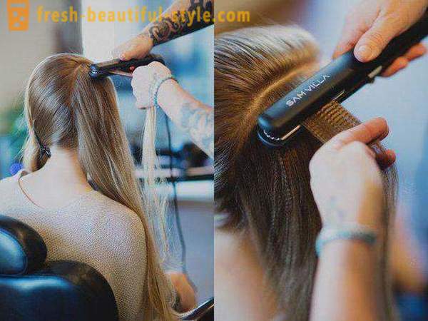 Frizura „tovagyűrűző” a közép- és hosszú haj. Curling „tovagyűrűző”