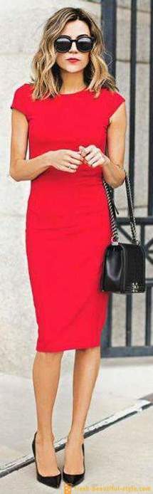 Vörös ruha-ügyben: a legjobb kombináció, főleg a kiválasztás és ajánlás