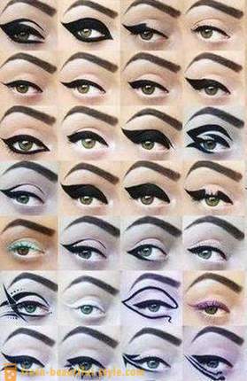 Make-up és a szem formája. Hasznos tippek a sminkesek