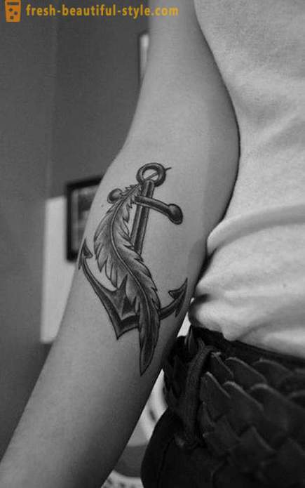 „Horgony” - tetoválás nem csak a férfiak számára