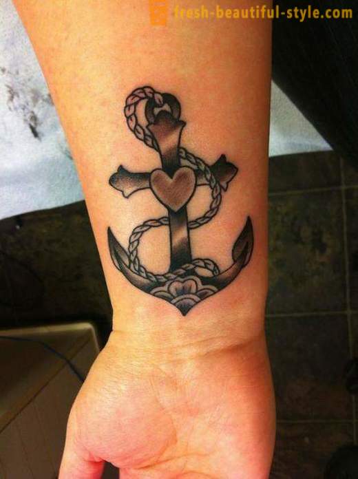 „Horgony” - tetoválás nem csak a férfiak számára