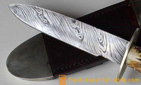 A damaszkuszi acél kés: alapvető jellemzői