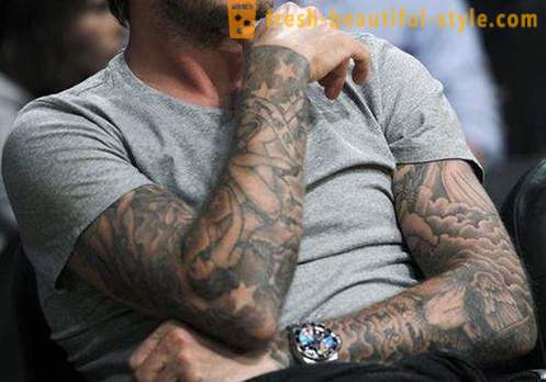 Tattoo alkarján - a választás az erős férfiak