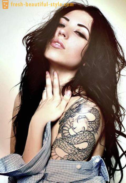 Sárkány: Az érték a tetoválás minták és vázlatok. Hogyan válasszuk ki a sárkány tetoválás?