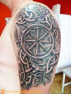 Szláv férfi tetoválás a karján