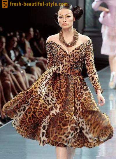 Leopard ruha: mit vegyek fel, hogyan kell viselni?