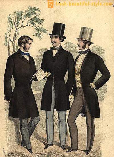 Férfi divat a 19. században. trendek